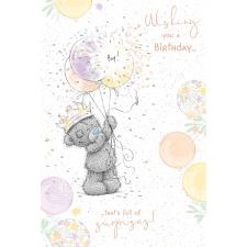 Birthday Balloons Me to You Bear Birthday Card Image Preview